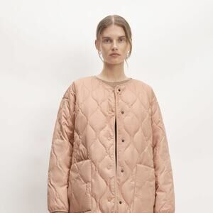 Everlane The Quilted Liner Pink Base - Size S